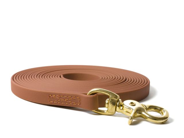 Biothane_tracking_leash_brass_trigger_13mm_sewn_light_brown_small_web