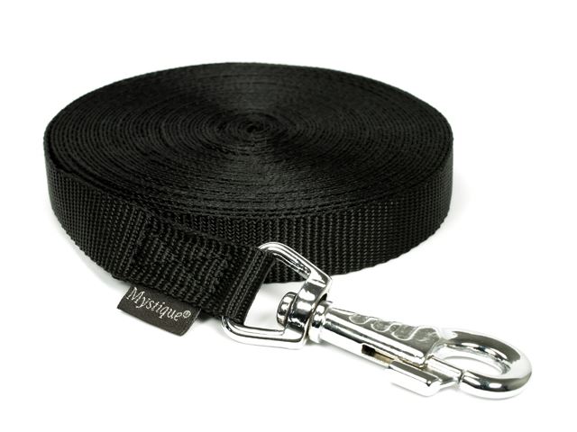 Nylon tracking leash robust 20mm black