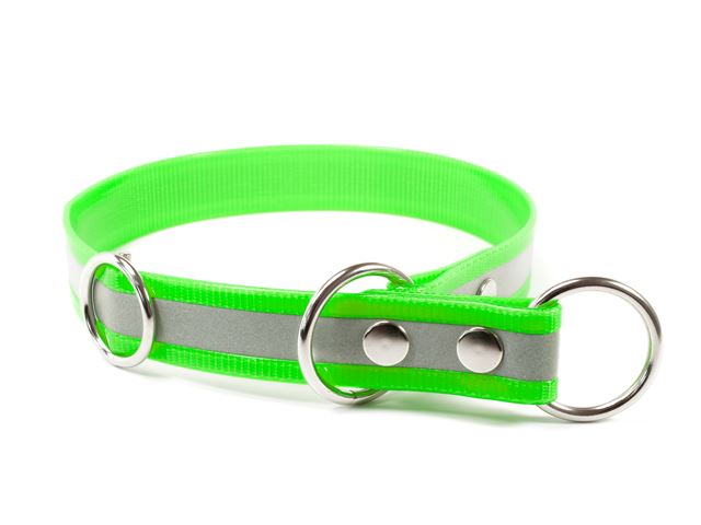 Biothane_half_choke_collar_reflex_green_small_web