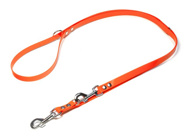 Biothane_adjustable_leash_gold_orange_19mm_small_web