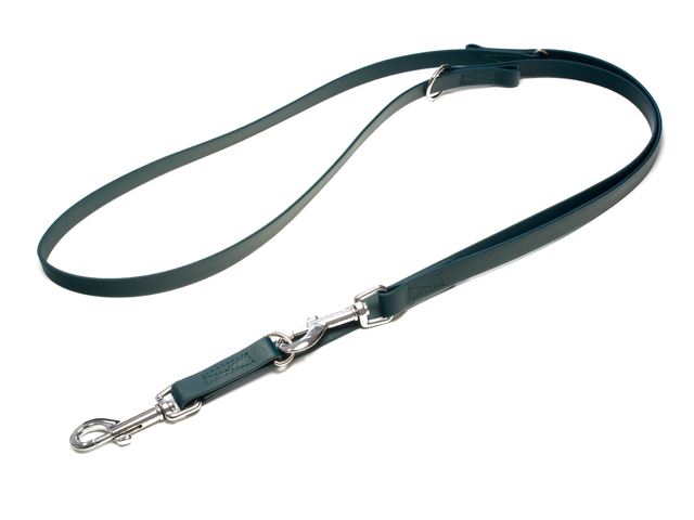 Biothane_adjustable_leash_sewn_green_snap_hook_small_web