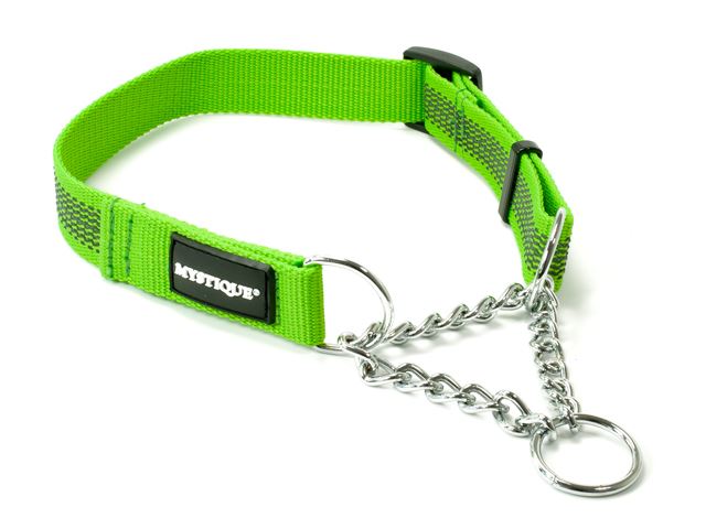 Mystique® Gummiertes Halsband mit Durchzugskette 25mm