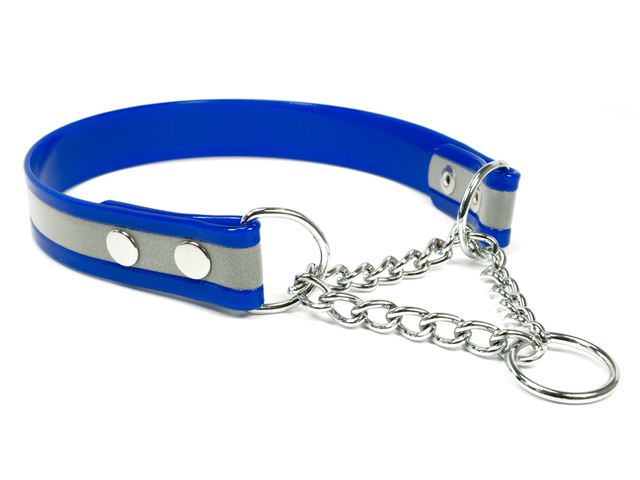 Mystique® Biothane Halsband mit Durchzugskette 25mm (12074)