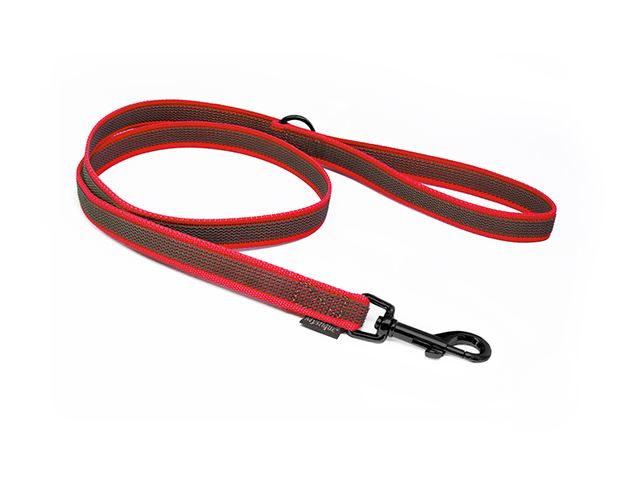 Rubbered_leash_20mm_black_snap_hook_with_HG_red_small_web