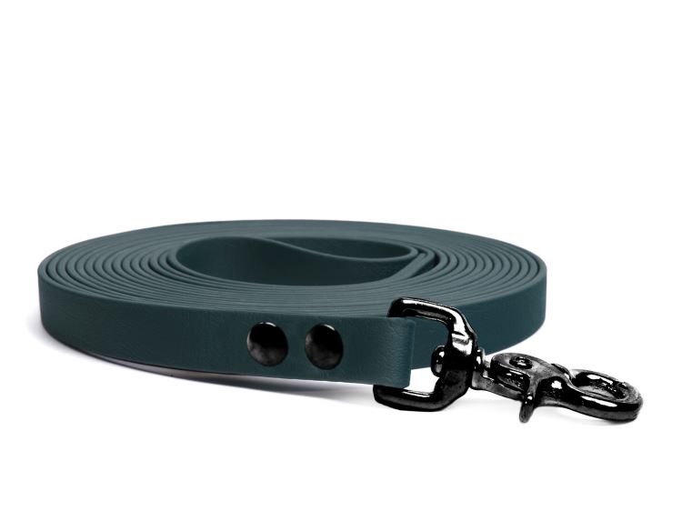 Biothane_tracking_leash_19mm_revited_green_black_trigger_big_web