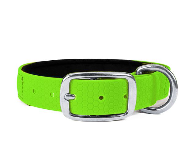 Hexa_collar_rustproof_deluxe_neon_green_neoprene_small_web