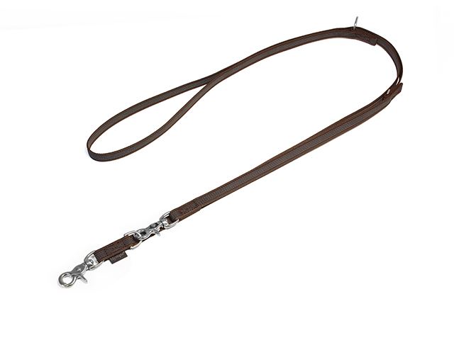 Rubbered_adjustable_leash_12mm_trigger_rust_proof_brown_big_web