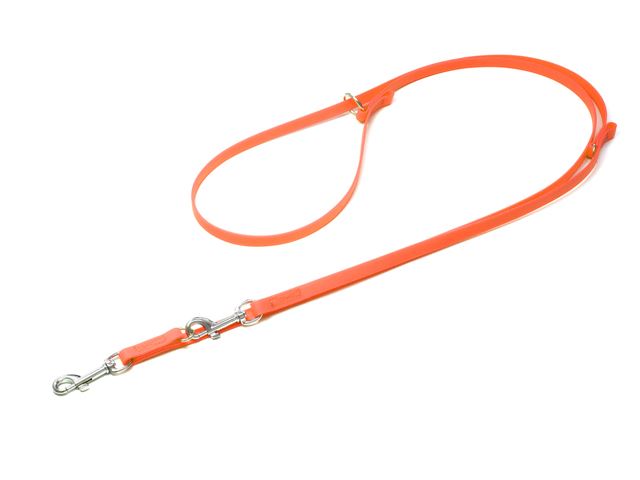Biothane_adjustable_leash_sewn_13mm__snap_hook_neon_orange_small_web