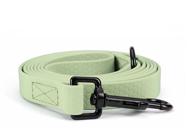 Hexa_leash_16_19mm_sewn_mint_green_black_snap_hook_small_web