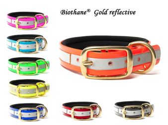 Biothane_gold_reflective_collars_brass_deluxe_neopren_all_colours_small_web