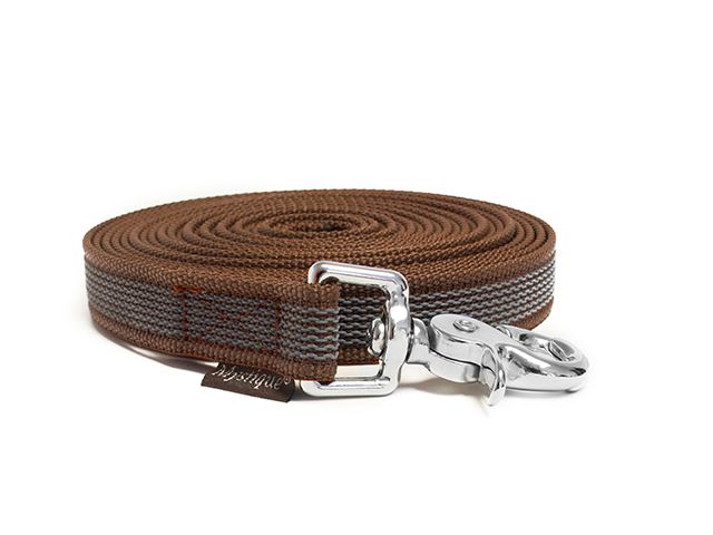 Rubbered_tracking_leash_20mm_chromed_trigger_brown_small_web