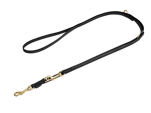 Rubbered_adjustable_leash_15mm_brass_black_small_web