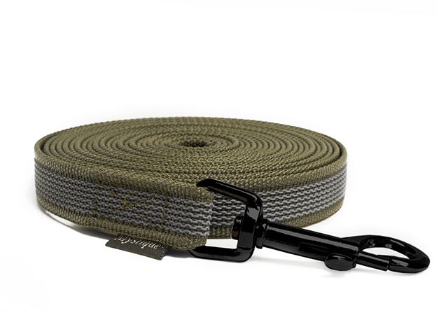 Rubbered_tracking_leash_20mm_black_snap_hook_khaki_small_web