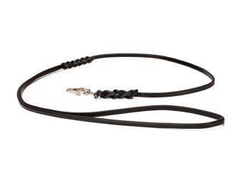 Leather round leash 6x10mm
