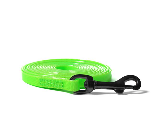 Biothane_tracking_leash_sewn_13_16mm_black_snap_hook_gold_light_green_small_web