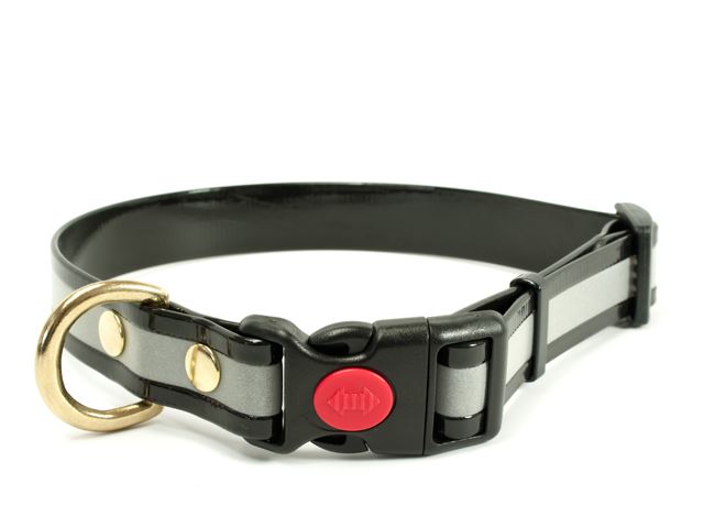 Biothane_collar_safety_click_solid_brass_reflex_black_small_web