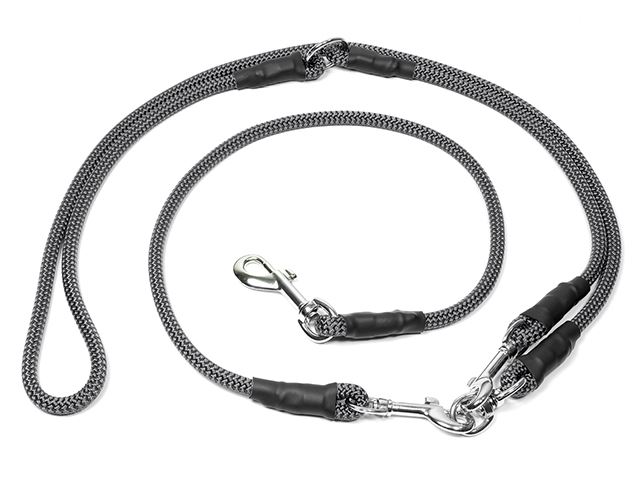 Hunter_profi_leash_with_carbine_grey_small_web