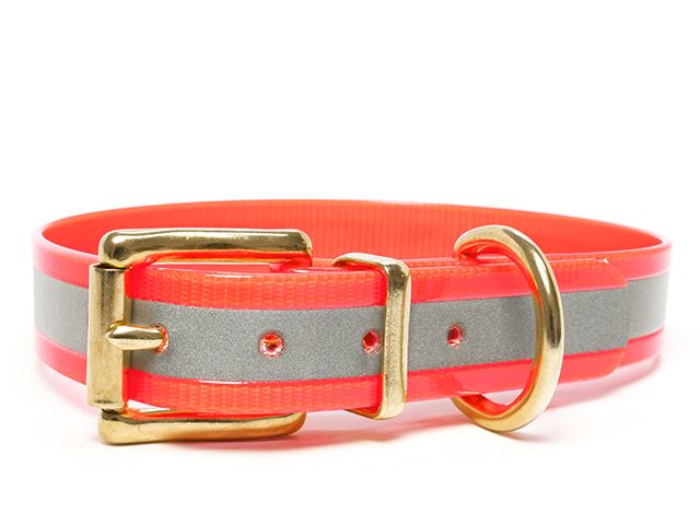Biothane_collar_classic_brass_reflex_orange_gold_small_web