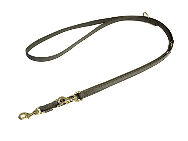 Rubbered_adjustable_leash_20mm_brass_khaki_small_web