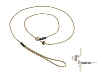 Mystique® Field trial moxon leash 4mm 150cm beige with hornstop