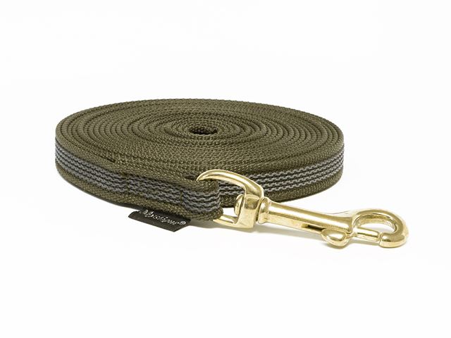 Rubbered_tracking_leash_15mm_brass_snap_hook_khaki_small_web