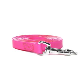 Mystique® Biothane tracking leash pink gold