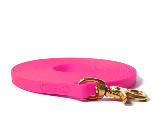 Biothane_tracking_leash_brass_trigger_13mm_sewn_neon_pink_small_web