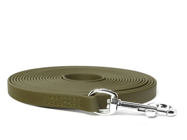 Biothane_tracking_leash_snap_hook_13mm_sewn_khaki_small_web