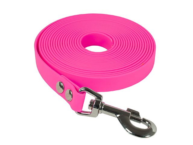 Mystique® Biothane stopovacie vodítko neon ružová (2726)