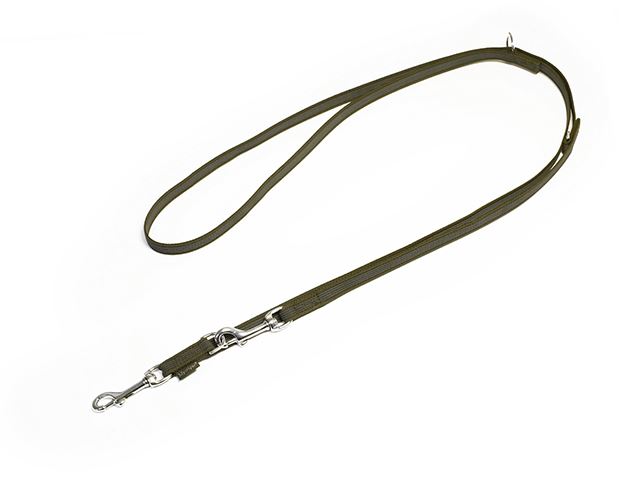 Rubbered_adjustable_leash_15mm_khaki_small_web