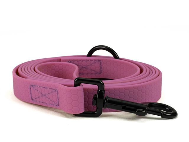 Hexa_leash_16_19mm_sewn_pastel_lavender_black_snap_hook_small_web