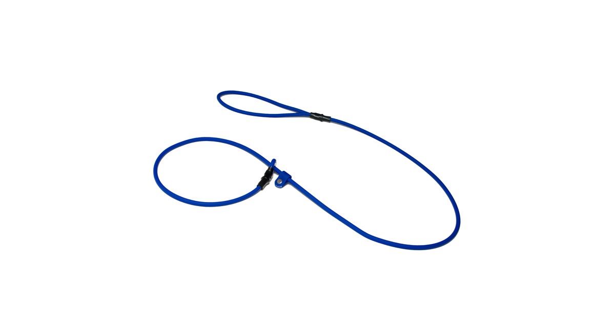 Mystique® Biothane moxon leash 8mm blue 130cm | MYSTIQUE