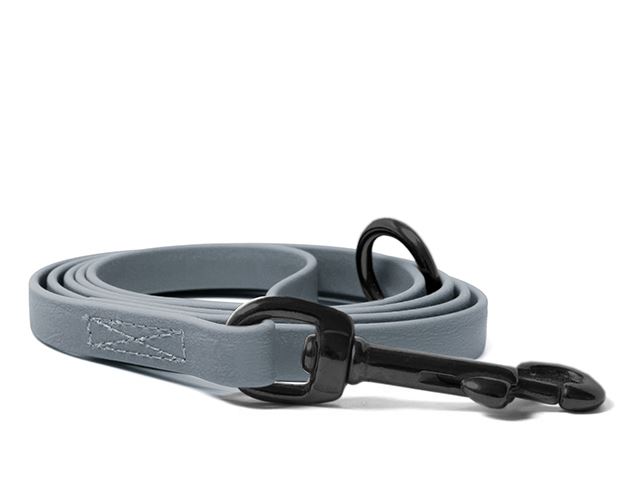 Biothane_leash_9_13mm_sewn_grey_black_snap_hook_small_web