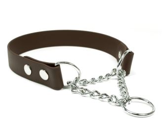 Mystique® Biothane Halsband mit Durchzugskette 25mm (11994)