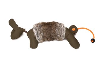 Mystique® Rabbit dog dummy mit Fell cover khaki klein