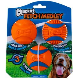 Chuckit Medley Medium - Set Fetch, Ultra and Rugged Ball 6,5cm