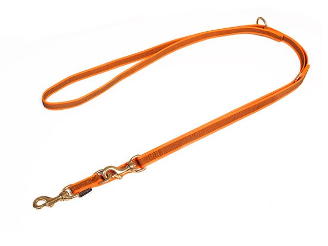 Rubbered_adjustable_leash_20mm_brass_neon_orange_1_small_web