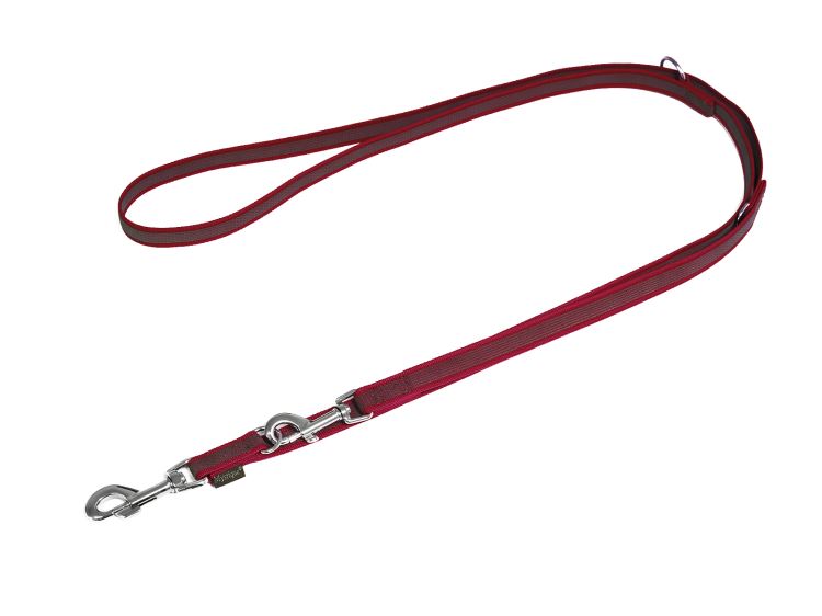 Rubbered_adjustable_leash_20mm_winered_big_web