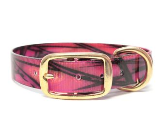Biothane_collar_deluxe_brass_camo_pink_gold_small_web