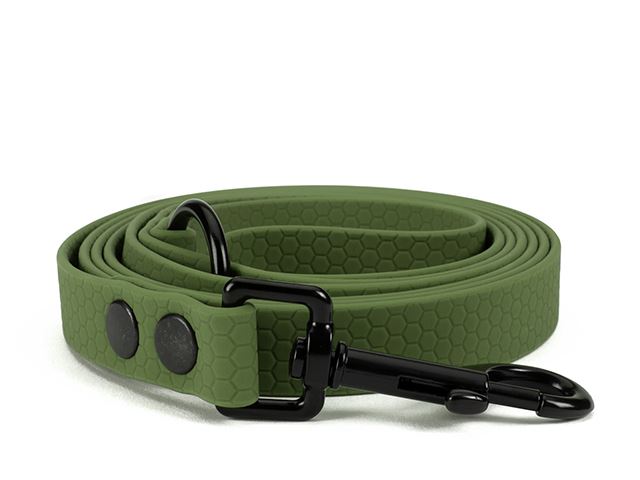 Hexa_leash_16_19mm_khaki_riveted_black_snap_hook_small_web