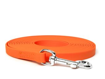 Mystique® Biothane tracking leash neon orange
