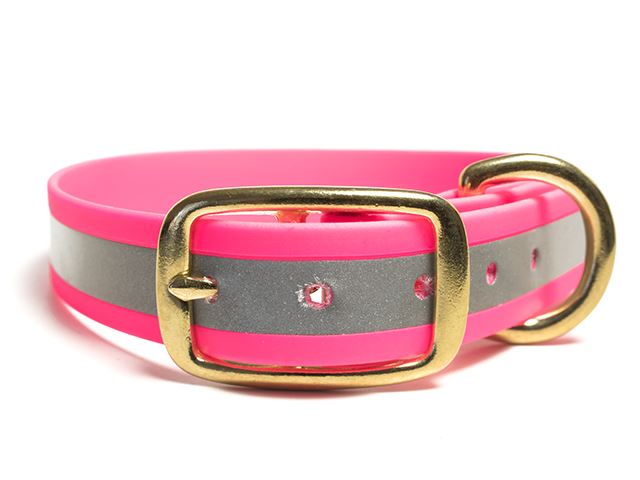 Biothane_collar_deluxe_brass_reflect_neon_pink_beta_small_web