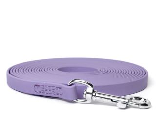 Mystique® Biothane tracking leash pastel purple