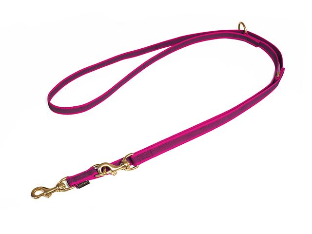 Rubbered_adjustable_leash_20mm_brass_purple_2_small_web
