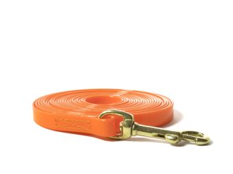Biothane_tracking_leash_sewn_13mm_brass_snap_hook_gold_orange_small_web