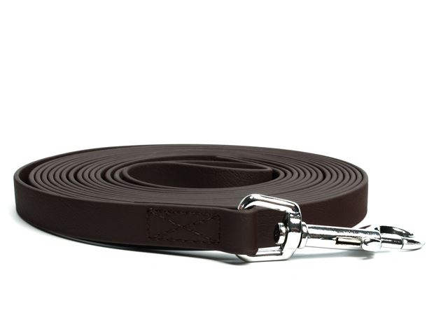 Biothane_tracking_leash_sewn_brown_snap_hook_small_web