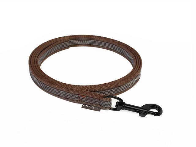 Rubbered_leash_12_15mm_black_snap_hook_brown_big_web