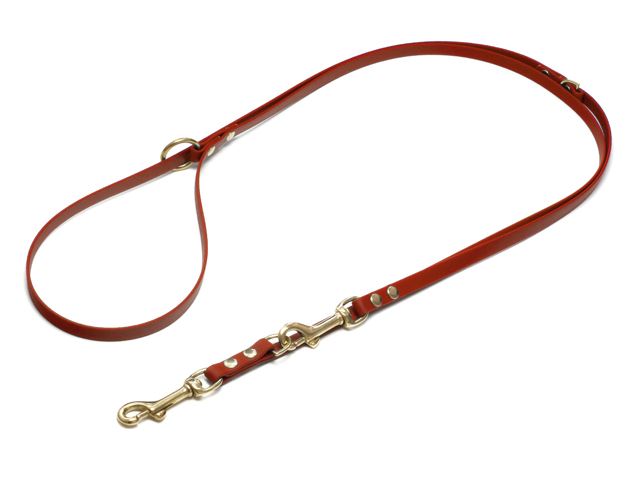 Biothane_adjustable_leash_solid_brass_13mm_red_small_web