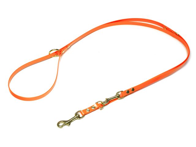 Biothane_adjustable_leash_brass_gold_orange_13mm_small_web