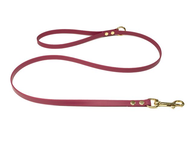 Pohoda_Biothane_leash_with_HG_13mm_solid_brass_winered_small_web - kópia